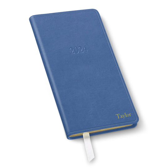 2024 Weekly Pocket Leather Planner (3.25 x 6 in)